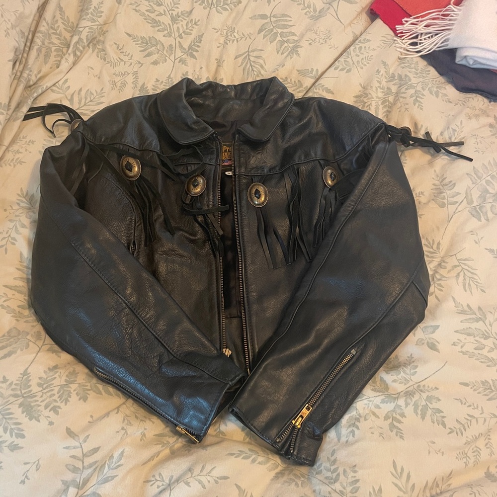 100% Genuine Leather Bike Jacket